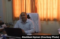 Айман Альсахбані в робочому кабінеті. Фото з особистого архіву Альсахбані