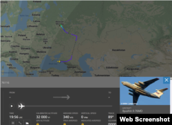 24 березня, відповідно до даних Flightradar24, літак ІЛ-76МД знову літав з Криму до Росії