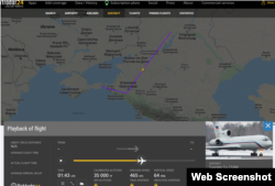 29 березня літак Ту-154М вилетів з «Пулково» у бік окупованого Криму