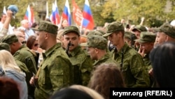 Проводи мобілізованих на війну в Україні, Севастополь, 27 вересня 2022 року. Ілюстраційне фото