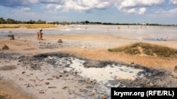 Озеро Мойнаки, Крим, липень 2021 року