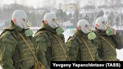 Військовослужбовці, які покликані в рамках часткової мобілізації, на полігонах Східного військового округу РФ