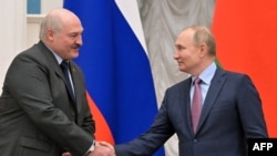 Олександр Лукашенко та Володимир Путін