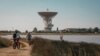 Антена Центру далекого космічного зв'язку в селі Вітине. Серпень 2019 року