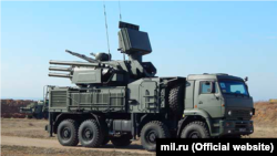 ЗРПК «Панцир-С1» на російських військових навчаннях у Криму, липень 2021 року