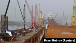 Будівництво Керченського (Кримського) мосту, 2017 рік