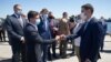 Бойкот ЗМІ та концесія морського порту: візит президента Зеленського в Херсон (відео)