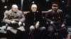 Вінстон Черчилль, Франклін Рузвельт і Йосип Сталін на Ялтинській коференції 1945 року