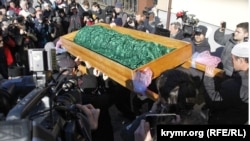 Похорон Решата Аметова у Сімферополі, 18 березня 2014 року