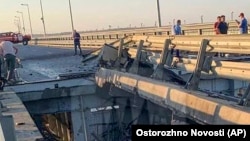 Обвал частини Кримського (Керченського мосту). 17 липня 2023 року